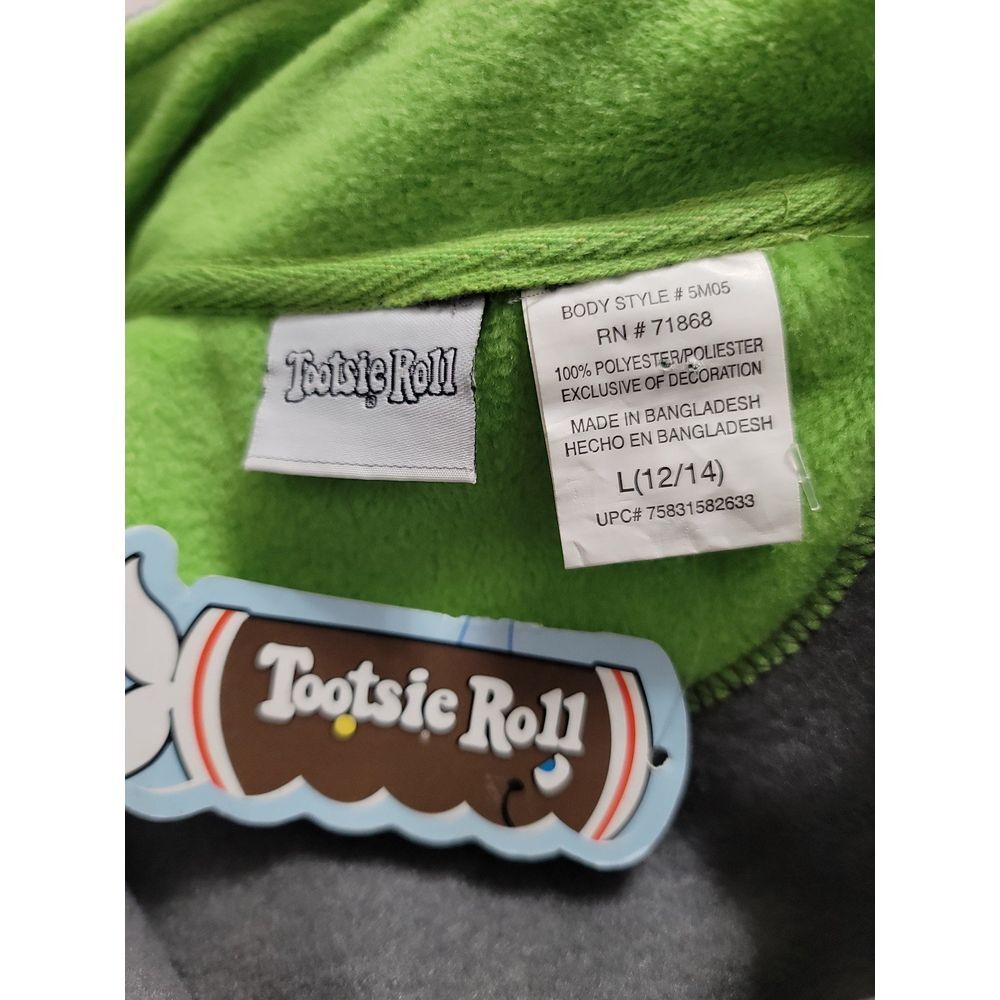 Tootsie Roll Quarter Zip Pull Over size Large